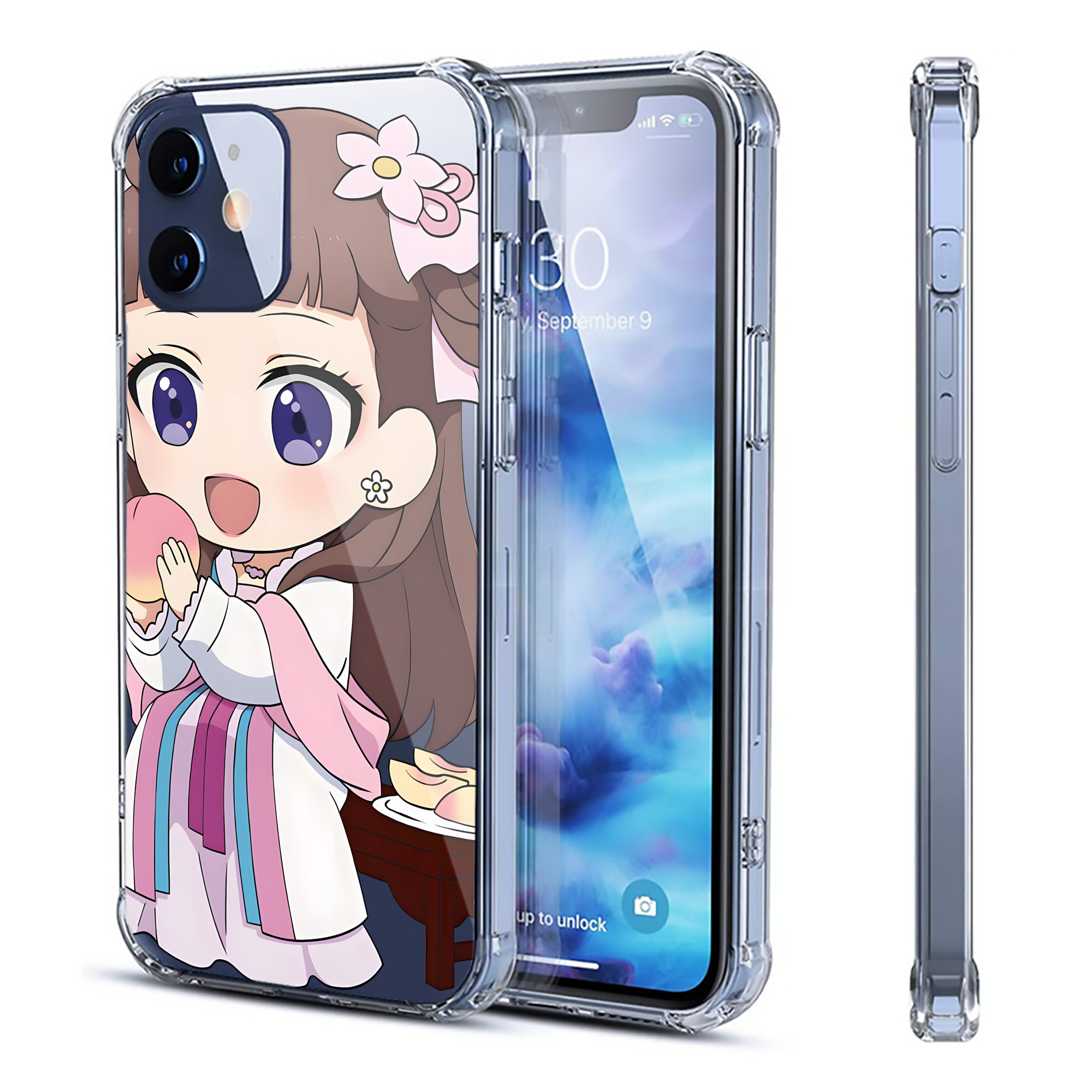 （画像用） 薬屋のひとりごと The Apothecary Diaries 【iPhone 12シリーズ対応】透明スマホケース（クリアソフトケース）